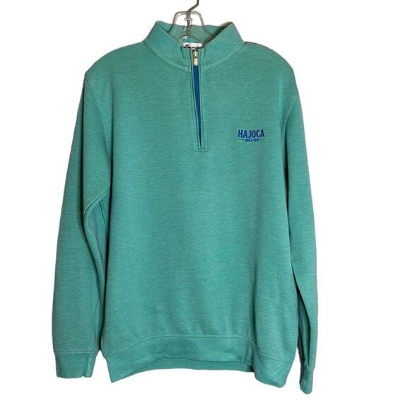 Peter Millar Crown Comfort Interlock 1/4 Zip Cotton Blend Sweater Size XL - Picture 1 of 8